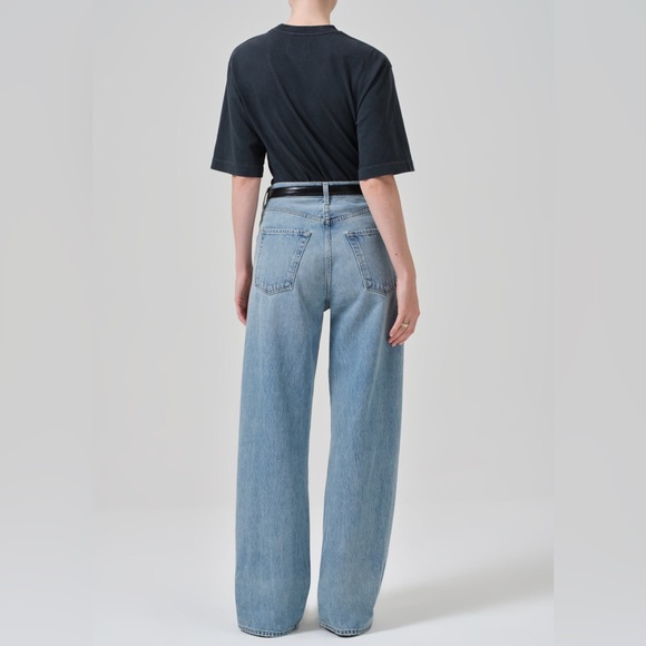 Citizens Of Humanity Light Blue Wide Leg Jeans - Picture 2 of 14